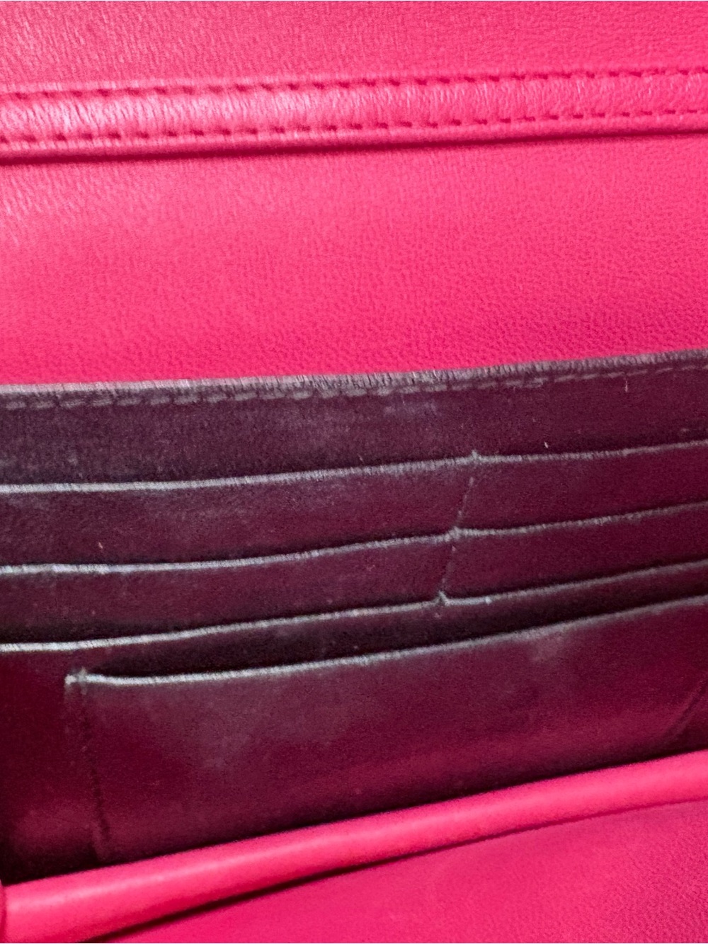Lady Dior WOC Hot Pink Quilted Leather Chain Crossbody - Picture 13 of 14